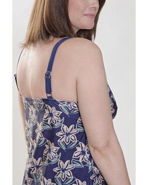 TANKINI TALLE ESPECIALESTAMPADA CON SHORT LISO