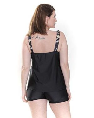 TANKINI BUSTO ESTAMPADO CON CALZA