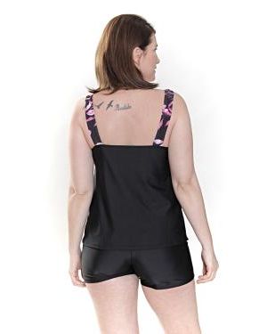 TANKINI BUSTO ESTAMPADO CON CALZA